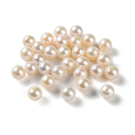 Natur kultivierten Süßwasser Perlen PEAR-E020-01D-1