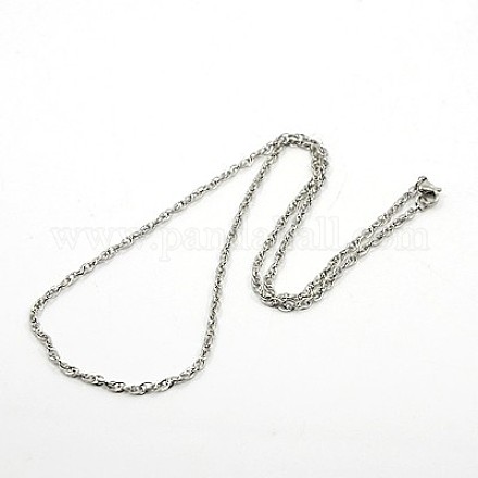 Seil Halskette für Männer NJEW-F027-43-B-1