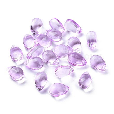 Perles en verre transparentes GGLA-M004-05A-04-1