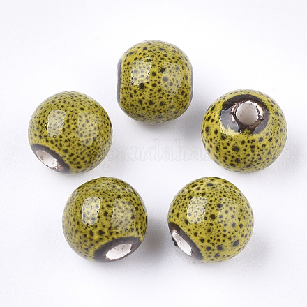Handmade Porcelain Beads PORC-Q262-01E-1