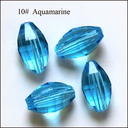 Perles d'imitation cristal autrichien SWAR-F056-13x10mm-10-1