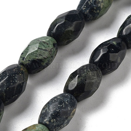 Chapelets de perles de jasper kambaba naturel G-P520-C20-01-1