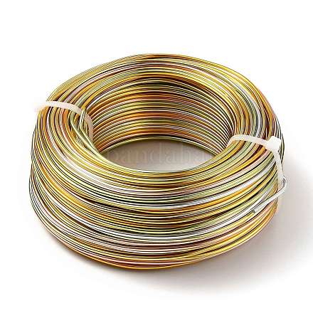 Fil artisanal rond en aluminium à 5 segment de couleurs AW-E002-2mm-B11-1