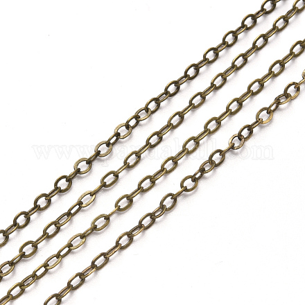 Brass Cable Chains CHC-T008-06A-AB-1
