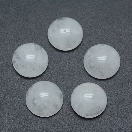 Cabochon di cristallo di quarzo naturale G-P393-R50-4MM-1