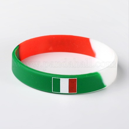 Eco-Friendly Wristbands Silicone Bracelets X-BJEW-L560-02-1