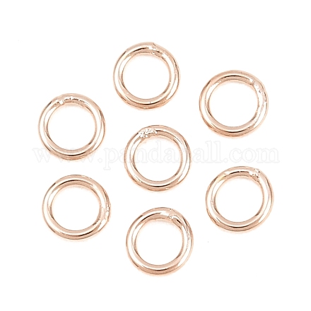 Messing geschlossen Ringe springen KK-D257-01RG-07-1