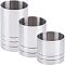 201 Stainless Steel Jigger, Cocktail Tools, Stainless Steel Color, 38x31~56mm, Inner Size: 36mm, Capacity: 25~60ml, 3pcs/set