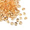 Faceted Natural Citrine Cabochons, Pointed Back, Diamond Shape, 3x2mm