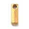 Ion Plating(IP) 304 Stainless Steel Charms, Letter Charm, Real 18K Gold Plated, Letter I, 9.5x3x3mm, Hole: 1.6mm
