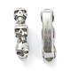 304 acero inoxidable encantos de diapositivas/perlas deslizantes STAS-I181-027AS-2