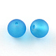 Perles en verre transparentes mat FGLA-R001-8mm-M-2