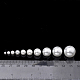 Cuentas de perlas de vidrio ecológicas X-GLAA-S172-12mm-01A-3