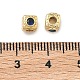 Cube Messing Micro Pave Zirkonia-Perlen&nbsp;KK-B170-03G-4