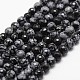 Natural Snowflake Obsidian Beads Strands G-G736-06-4mm-1