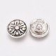Alloy Rhinestone Snap Buttons SNAP-S009-003-2