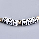 Bracelets extensibles en perles de verre rondes à facettes BJEW-T016-06A-2