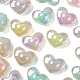 150Pcs 5 Colors Transparent Acrylic Beads X1-TACR-LS0001-09-4