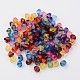 Faceted Bicone Transparent Acrylic Beads DBB14MM-2