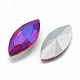 Cabujones de cristal con rhinestone RGLA-T020-7x15mm-03-2