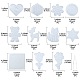 Fiore orso stella abc pannelli forati in plastica DIY-YW0008-45-2