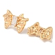 Brass Stud Earrings EJEW-R158-03G-2