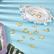 Fashewelry 24pcs 12 Stil Edelstahl Charms STAS-FW0001-30-5