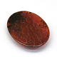 Oval gefärbte natürliche Knistern Achat Cabochon X-G-R349-30x40-02-3