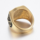 Ion Plating(IP) 304 Stainless Steel Signet Rings for Men RJEW-H125-39AG-22mm-3