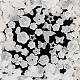 Smerigliato perline acriliche trasparenti&nbsp;OACR-U006-03A-1