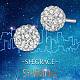 Серьги-гвоздики shegrace 925 из стерлингового серебра JE760A-2