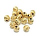 Yellow Gold Filled Corrugated Beads KK-L183-034B-1