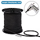 PH PandaHall 6mm Parachute Cord 54 Yards Nylon Rope Black para Cord Blinds String Braided Lift Shade Cord Plant Cord for Camping Clothsline Windows Repair Gardening Hiking Outdoor Activities NWIR-WH0020-02B-2