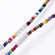 Perles de rocaille de verre lunettes cordon de cou AJEW-EH00025-3