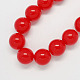 Spray Painted Glass Beads Strands DGLA-R001-10mm-13-2