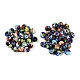 Handgemachte Millefiori Glas runde Perlen&nbsp;LA-N001-01A-12MM-3