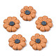 手作り樹脂クレイカボション  8  - 花びらの花  ゴールデンロッド  17~18x4~6mm CLAY-N010-022A-1