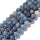 Chapelets de perles en aventurine bleue naturelle G-F380-8mm-1