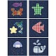GLOBLELAND 6pcs Quilting Patchwork Ruler for Sewing Turtles Crabs Dolphins Whales Patchwork Sewing Ruler and Transparent Acrylic Quilt Ruler for Sewing Fabric Crafts Quilting Accessories TOOL-WH0153-005-4