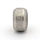 Stainless Steel Textured Beads STAS-M003-10P-1