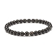 Natural Wood Beads Stretch Bracelets Set BJEW-JB07344-3