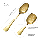 Stainless Steel Spoons Set AJEW-WH0253-017-2