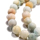 Brins de perles d'amazonite de fleurs naturelles X-G-G692-01F-8mm-2