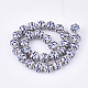 Electroplate Glass Beads Strands X-EGLA-S177-09B-02-2