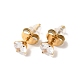 Acrylic Butterfly Pendant Necklace & Cubic Zirconia Diamond Stud Earrings SJEW-M099-04G-6