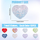 Superfornituras 120pcs 8 colores perlas de vidrio GLAA-FH0001-77-2