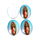Cabuchones ovales de vidrio impreso GGLA-N003-20x30-A47-2
