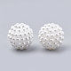 Perles acryliques de perles d'imitation OACR-T004-15mm-20-1