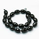 Natural Black Onyx Beads Strands G-E039-FR2-18x13mm-2