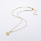 304 Stainless Steel Chain Necklaces NJEW-O108-37G-1